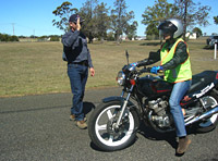 Off-road training - Controlled braking